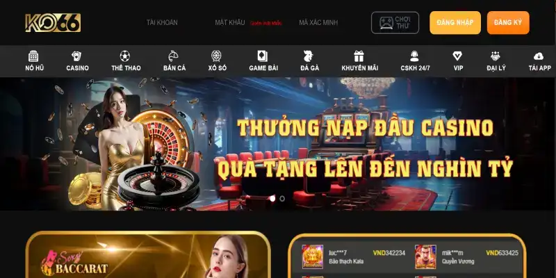 Giới thiệu đôi nét về trang game KO66